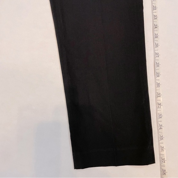 Isda & Co. Black Straight Leg Flat Front Pant Sz 14 - Picture 4 of 7